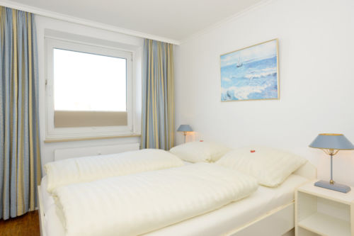 Der Schlafbereich im Appartement Seetern in Westerland auf Sylt