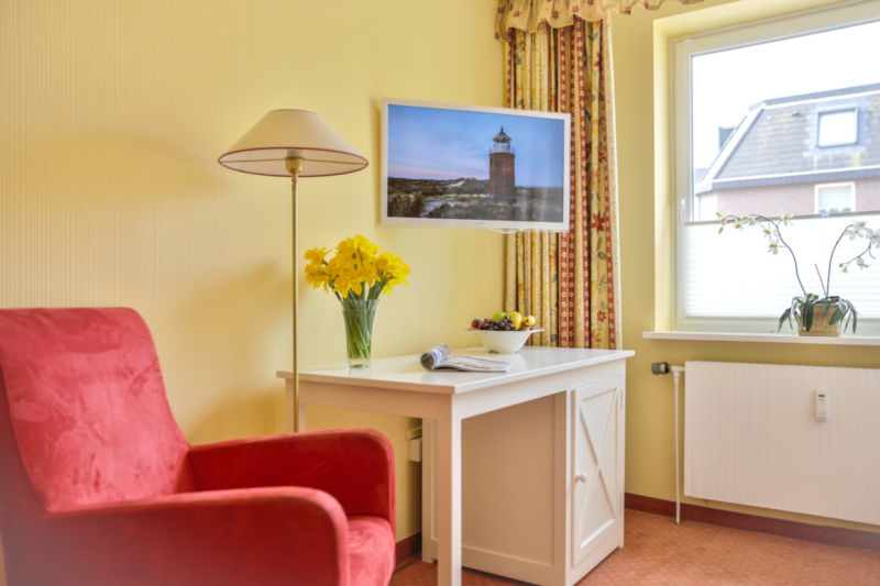 Das Einzelzimmer: Hotel Düneburg in Westerland auf Sylt