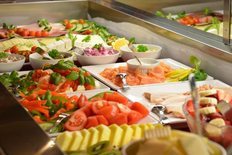 Frühstück im Hotel Dünenburg auf Sylt